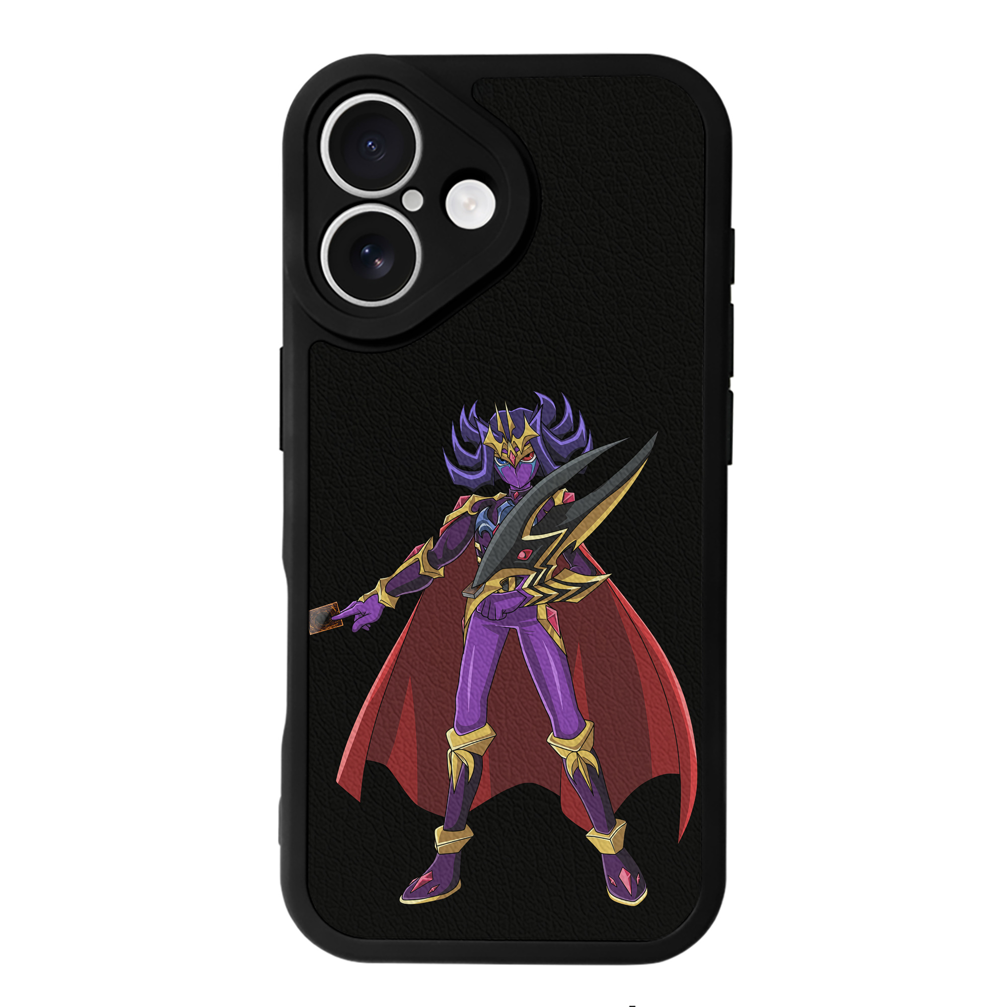 遊☆戯☆王 Yu-Gi-Oh! 【iPhone 16シリーズ対応】シリコンスマホケース（レザー調） 材質：シリコン